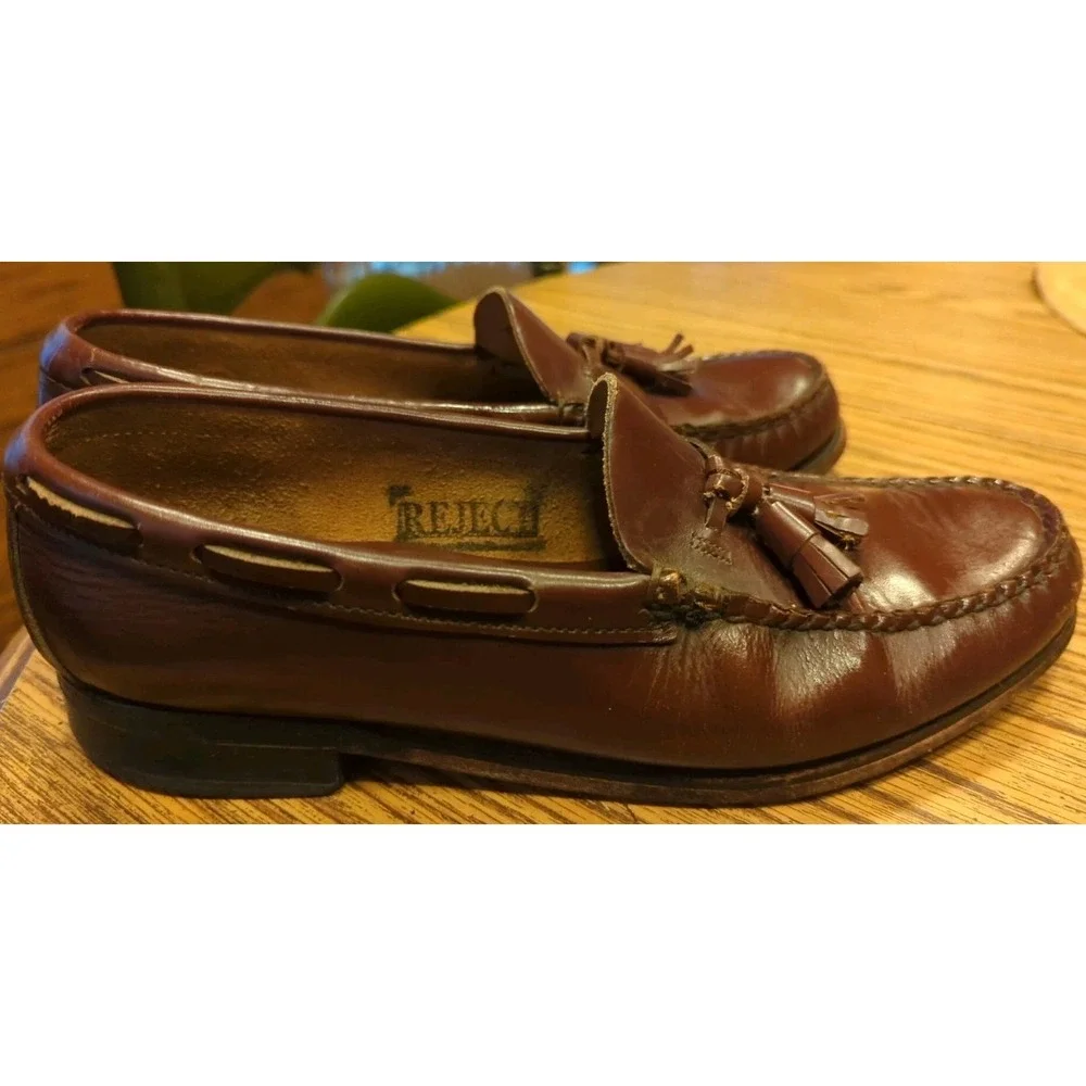 Vintage Dexter Mens Tasseled Slip-on Loafers size‎ 8.5 D READ DESCRIPTION!